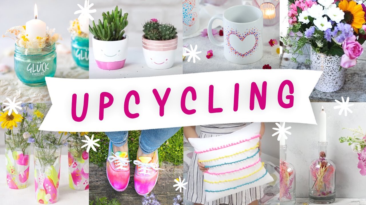 DIY's aus RESTEN! | Upcycling Ideen | Aus Alt mach Neu | Basteln gegen Langeweile | TRYTRYTRY