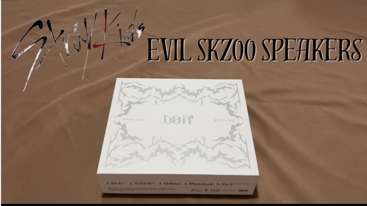 SKZ Do It Evil Skzoo Speaker Album Unboxing