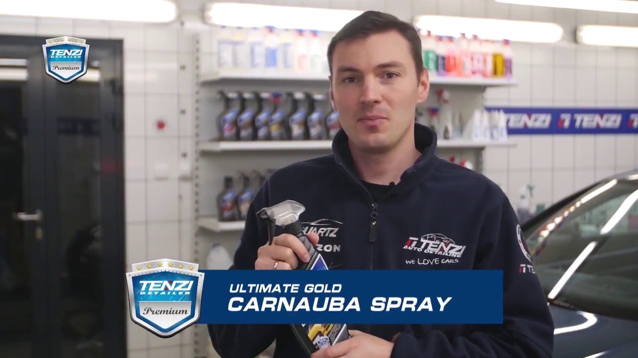Quick and simple paintwork protection with natural wax - Carnauba Spray | Tenzi Detailer