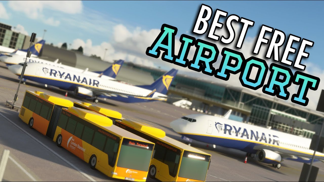 Best FREEWARE Scenery for MSFS So Far? | MSFS2020 Stansted Review!