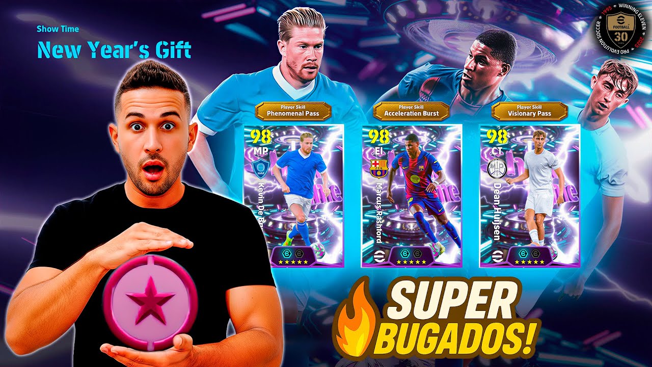 🚨RESGATEI OS 3 SHOW TIMES FREE 🔥😱 DO CONTRATO DIRETO NO EFOOTBALL 2026 MOBILE, FELIZ ANO NOVO!