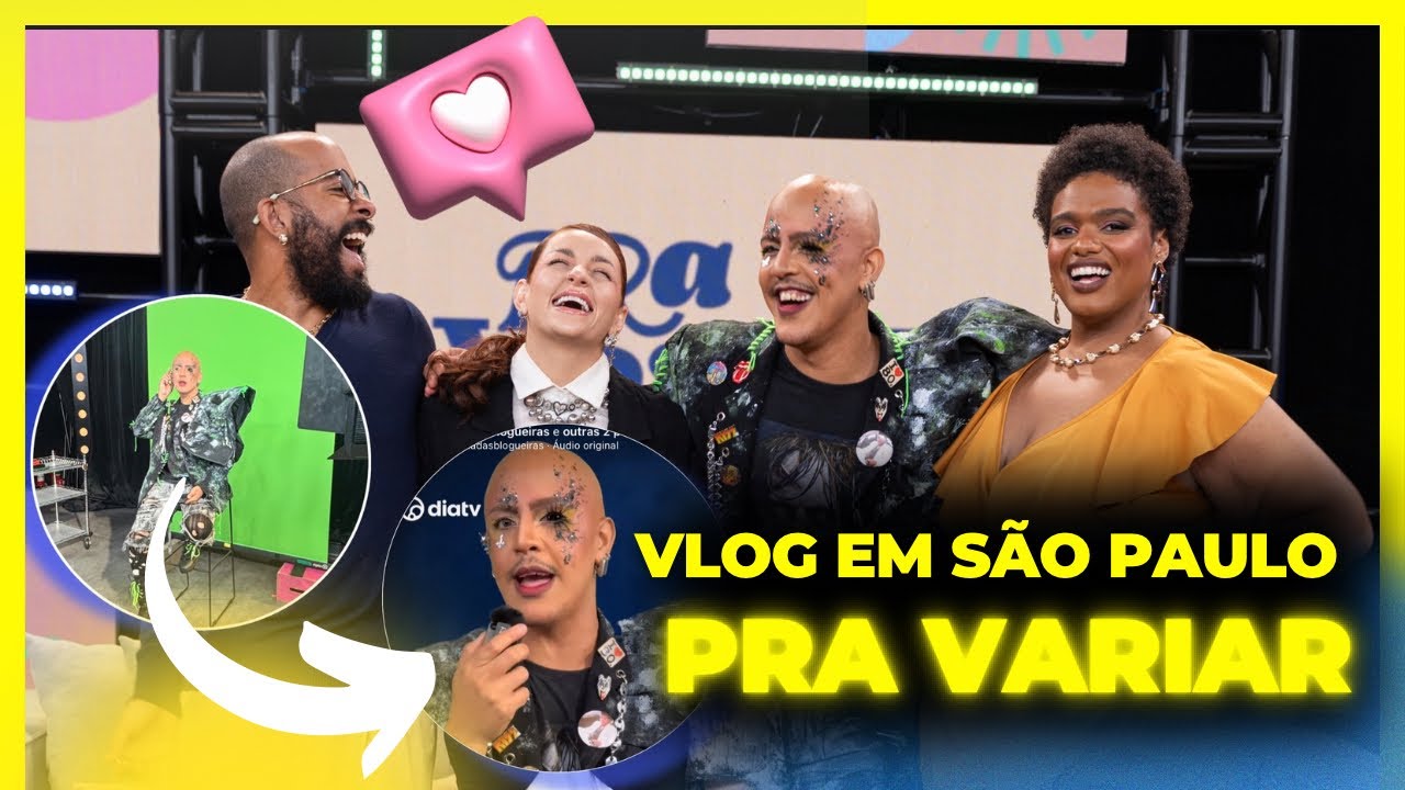 GRAVEI O PROGRAMA “PRA VARIAR” NA DIA TV!