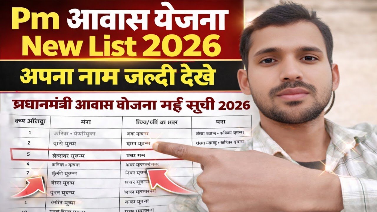 PM Awas Yojana New List 2025-26 |AwasYojana Ki List Kaise Dekhe 2026|PM AawasYojana New List Gramin