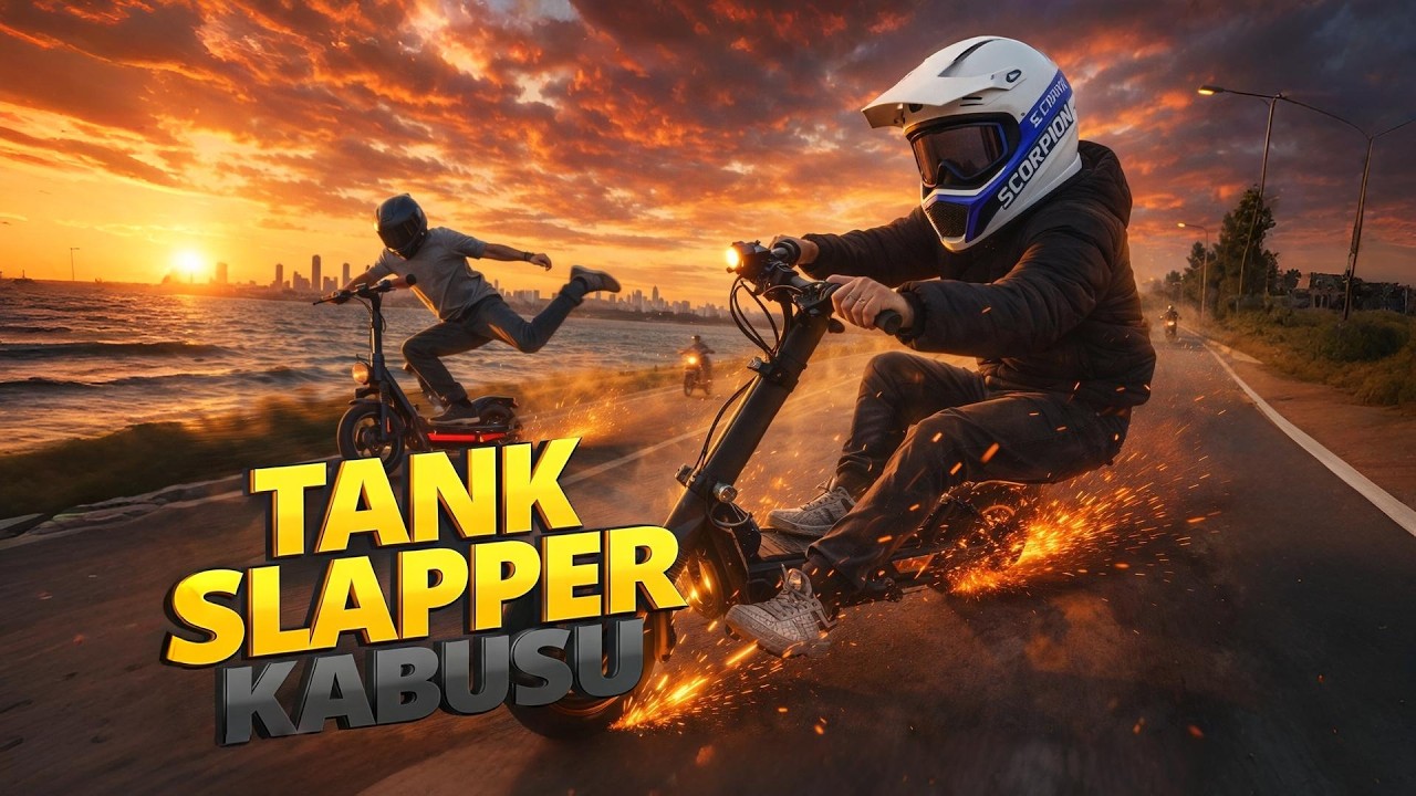 KAZA ANLARI Tank Slapper Nasıl Başlar yüksek hızda büyük tehlike