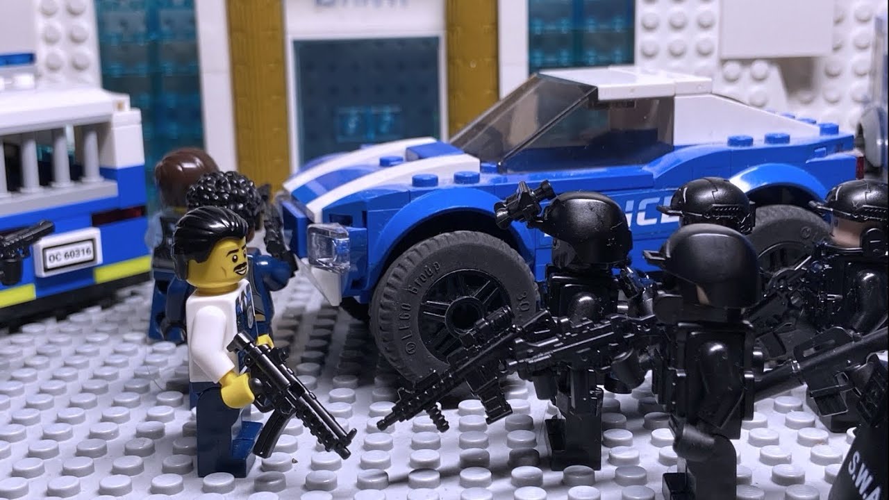 SWAT: Bank robbery ( Lego stop motion)