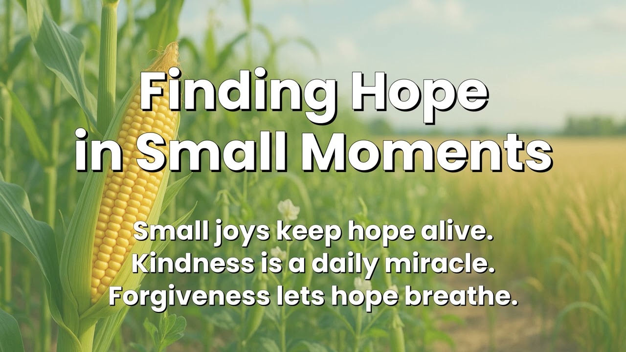 How to Keep Hope Alive – Finding Light and Healing in Everyday Moments