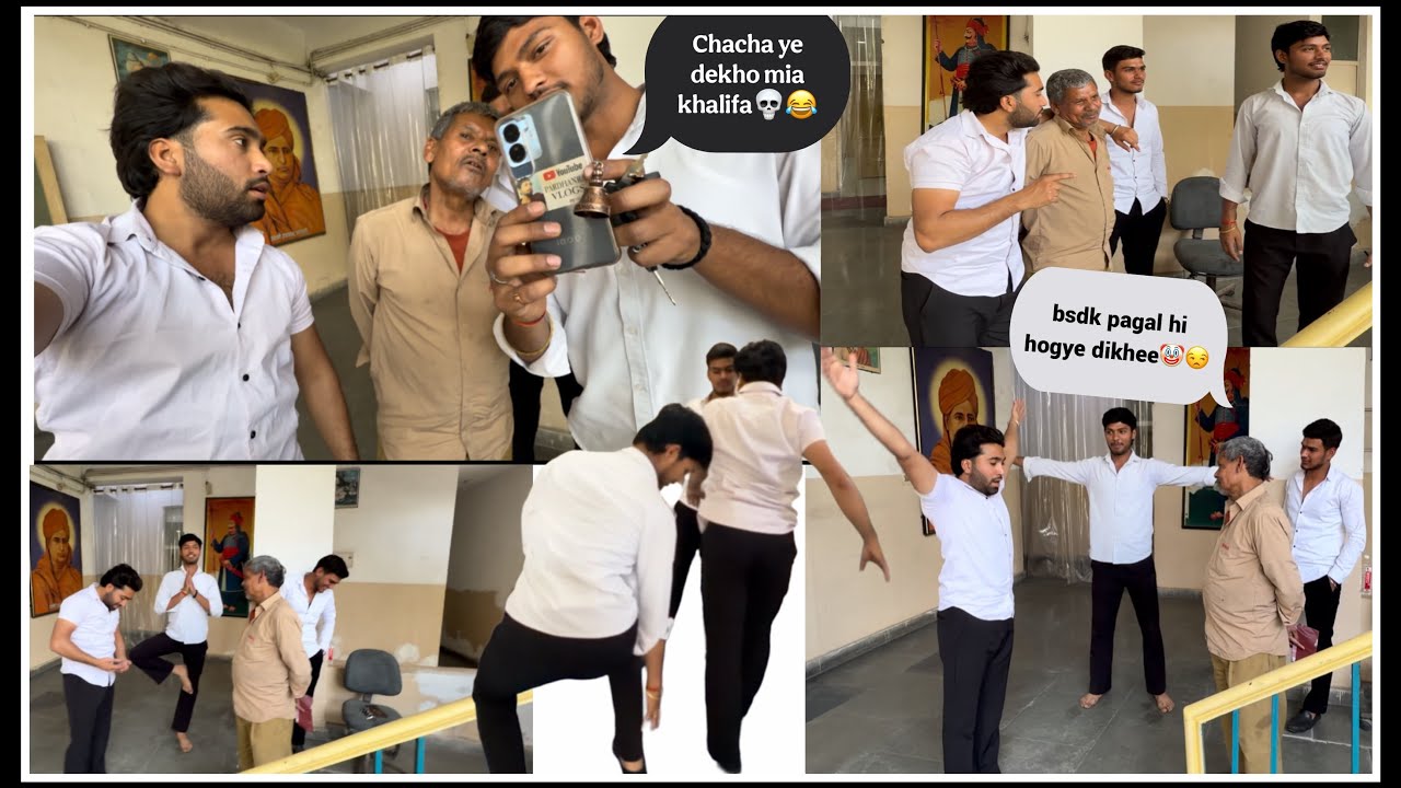  aaj chacha ko sikhayenge videshii style m yoga🧘😂😂😂