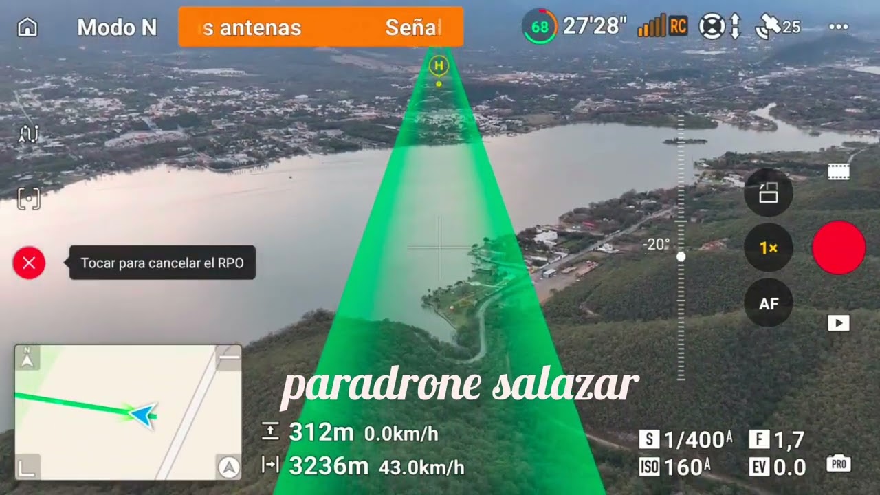#djimini4pro  vuelo desde la Leona hasta la presa de la boca y más allá de las cortinas.