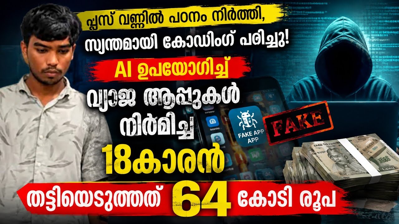  സ്വന്തമായി കോഡിംഗ് പഠിച്ചു; എഐ ഉപയോഗിച്ച്  18കാരൻ തട്ടിയെടുത്തത് 64 കോടി രൂപ 