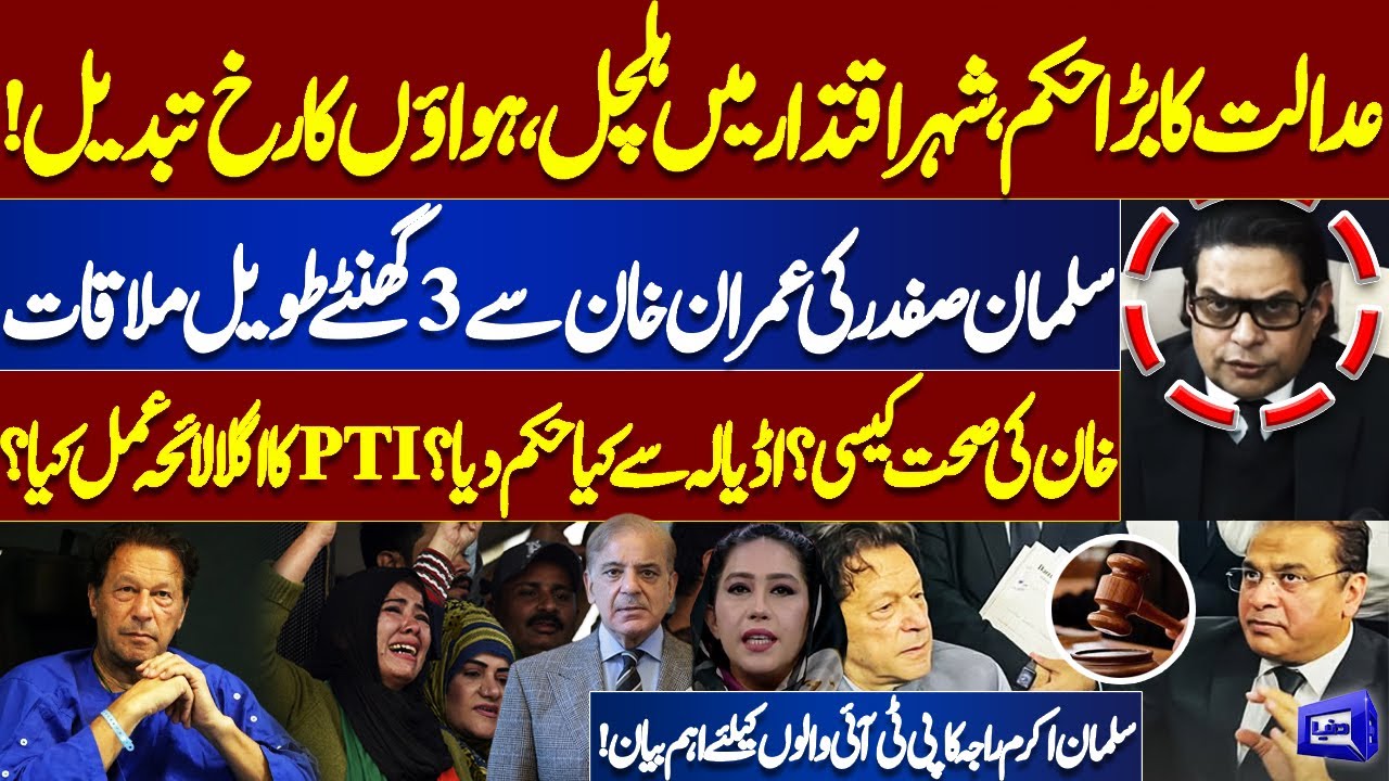 Big Court Verdict Shakes Capital! Salman Safdar’s 3-Hour Meeting with Imran Khan | PTI Next Move