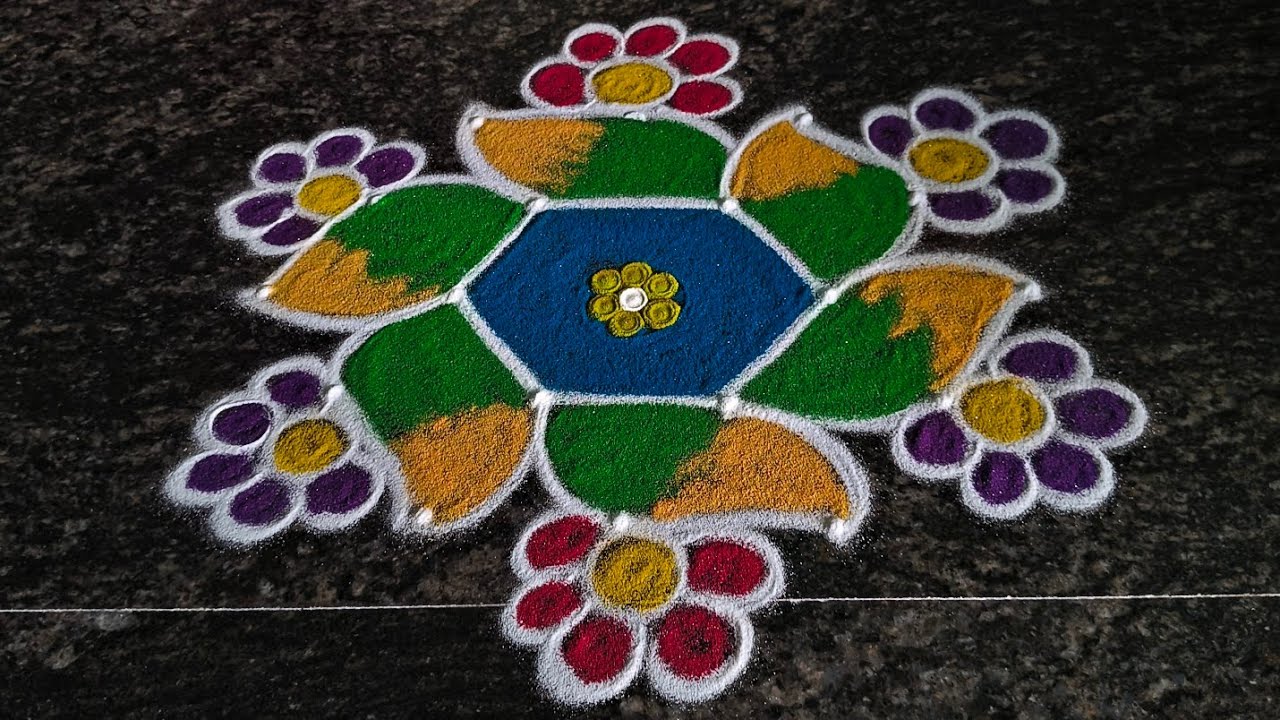 Ugadi Rangoli Designs 2026 🌺 Ugadi Muggulu 🌺 Ugadi Kolam 2026 🌺 Ugadi Mango Rangoli 