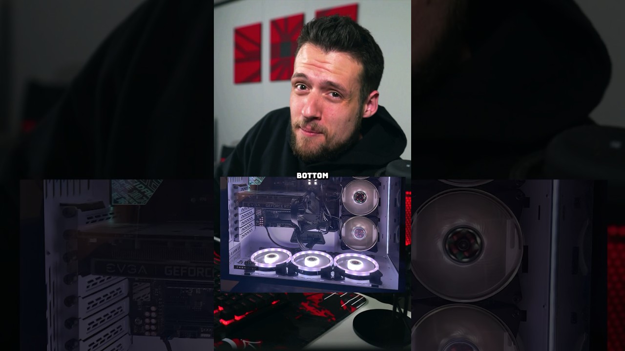 How to Configure Bottom PC Case Fans
