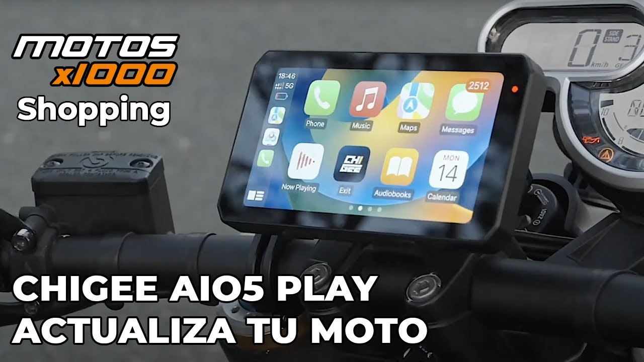 Actualiza tu moto con el Chigee AIO5 play | Motosx1000