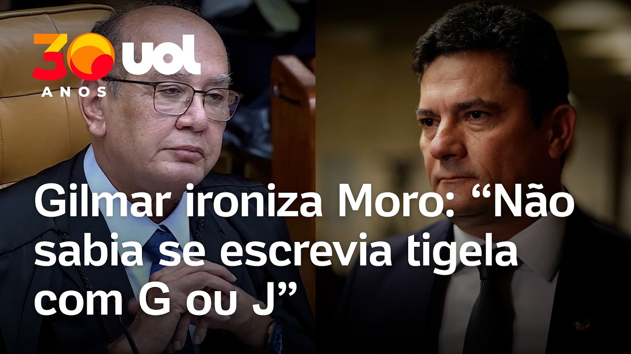 Gilmar critica Lava Jato e ironiza Moro no STF: 'Não sabia se escrevia tigela com G ou J'
