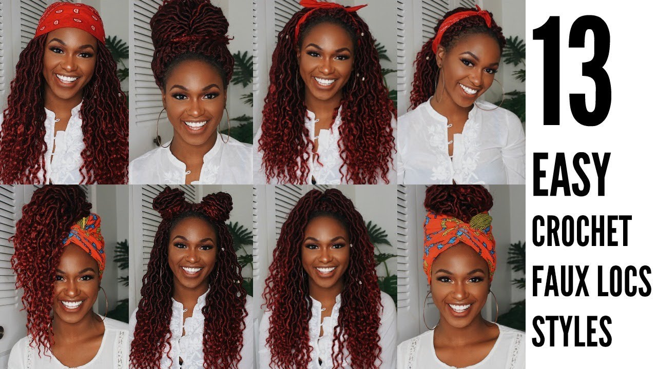 HOW TO STYLE CROCHET GODDESS FAUX LOCS - A tutorial | Kiitana