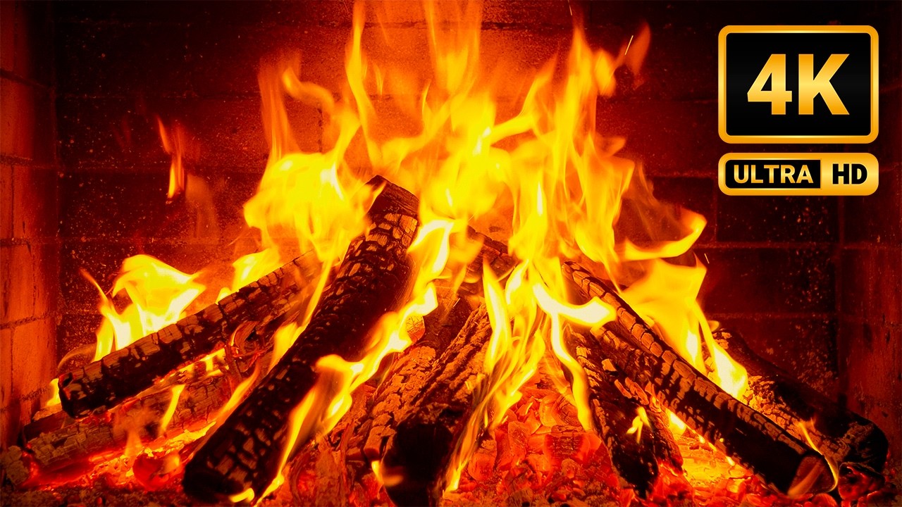 Elegant Bossa Nova Jazz & Fireplace Ambience | Crackling Fire Sounds & Cheerful Piano Playlist