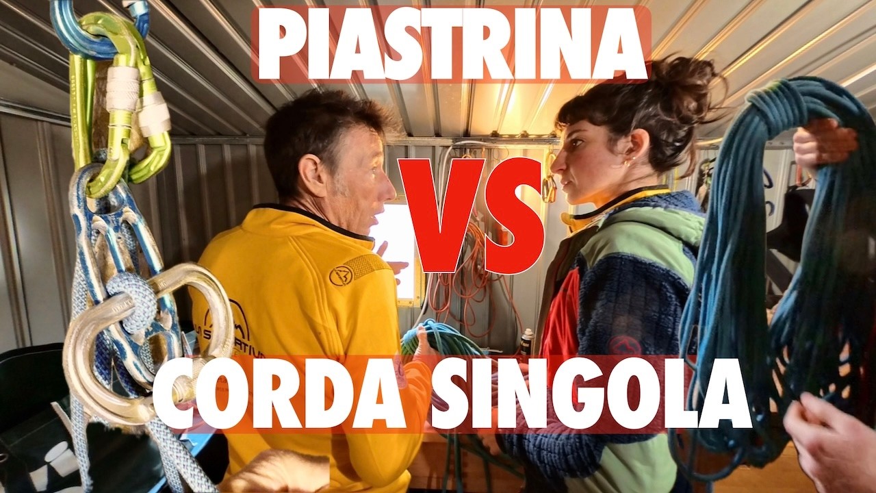 Uso della piastrina con corda singola - #focusclimbing 27