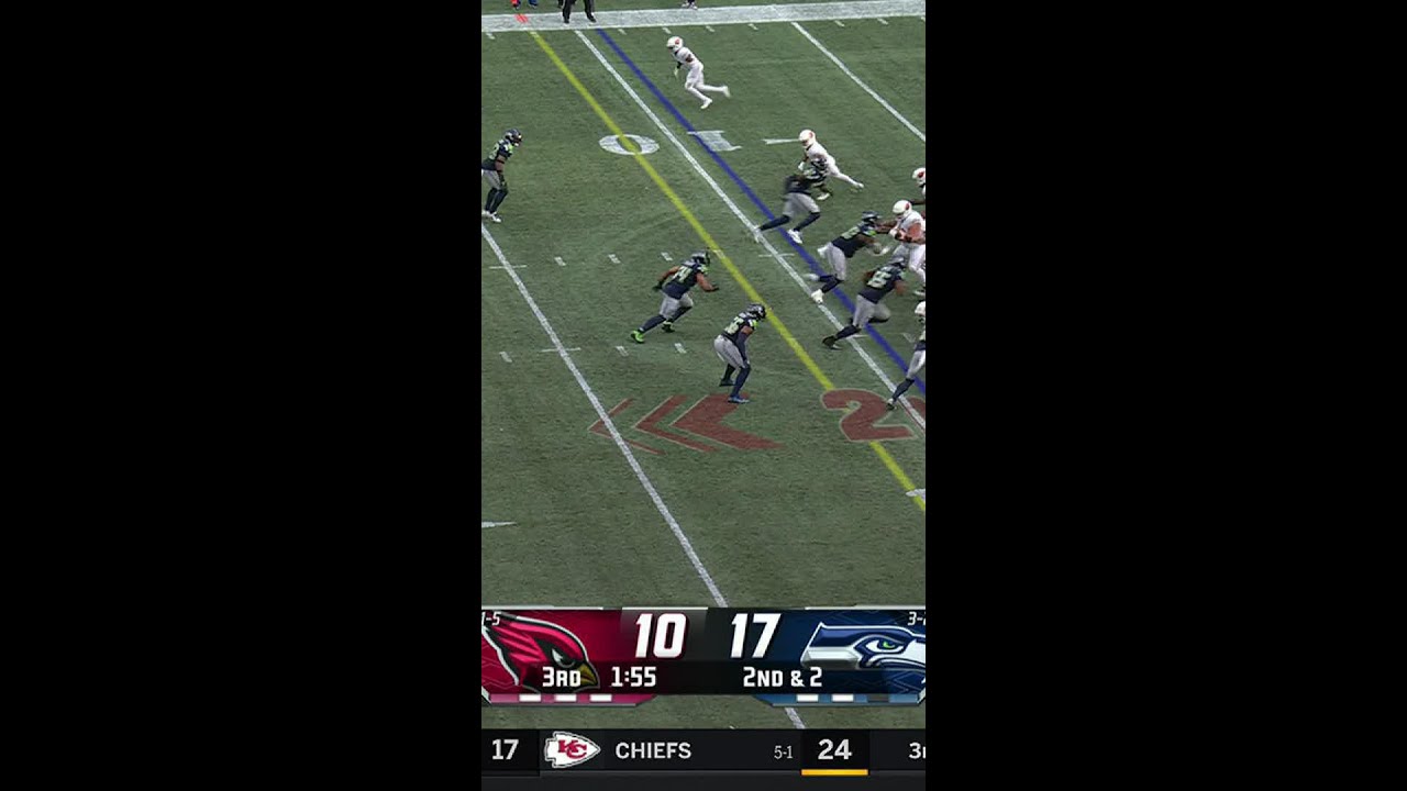 Devon Witherspoon with a HIT STICK tackle