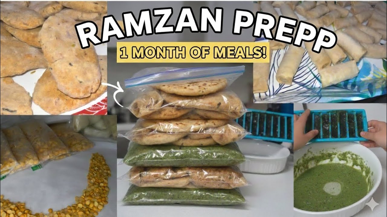  Pre Ramadan Preparation 2026 part 1 | Freezer Recipes | How to Use Them 