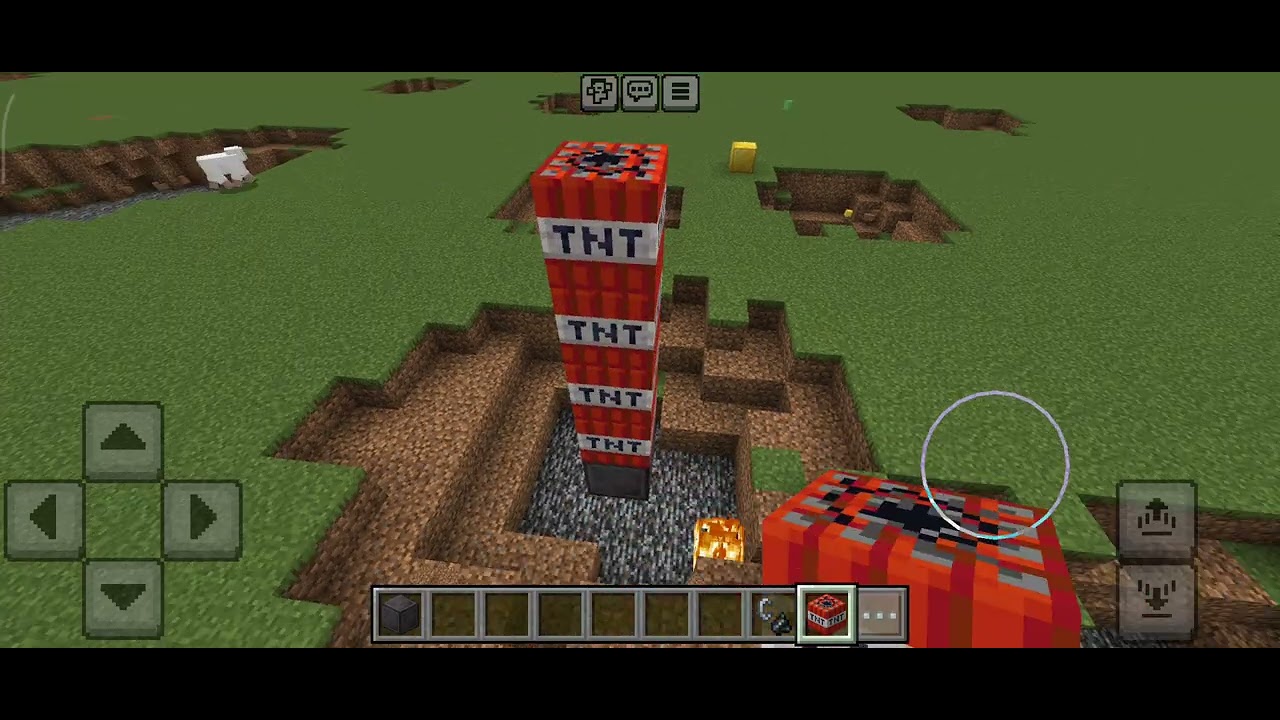 I played Minecraft Part 14. Resistance of blocks to TNT explosion