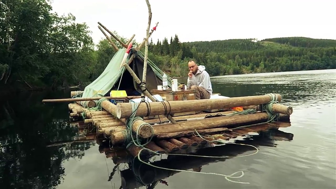 Timber rafting in Sweden - Vildmark i Värmland