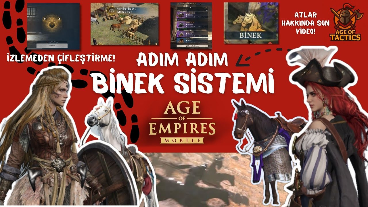 ADIM ADIM BİNEK YETİŞTİRME! ARTIK BİNEK SİSTEMİ DAHA KOLAY! #ageofempiresmobile 