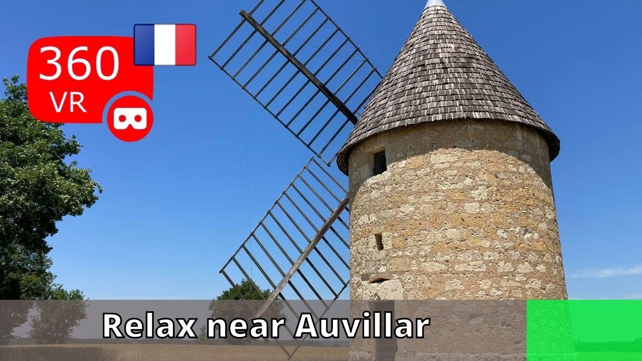 360&deg; views of France : relax near Auvillar