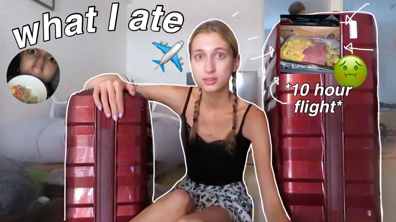 what i ate on my journey home from mexico | fly back to the uk with me!