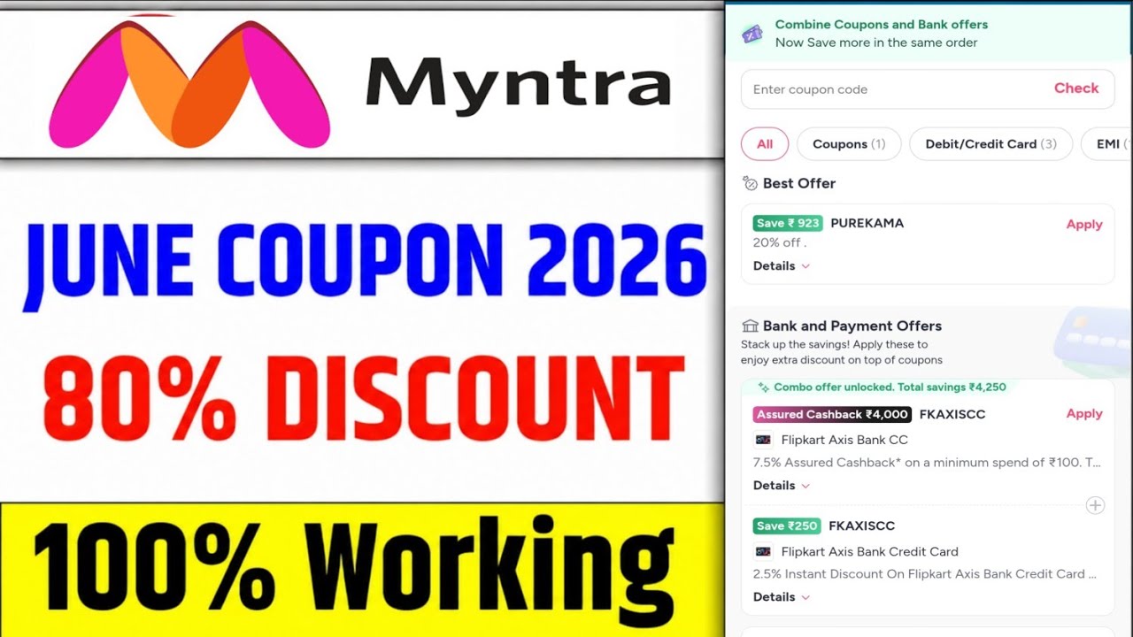Myntra Coupon Code 2026 Today | First Order, Old User Deals & Beauty Discounts You Can&rsquo;t Miss