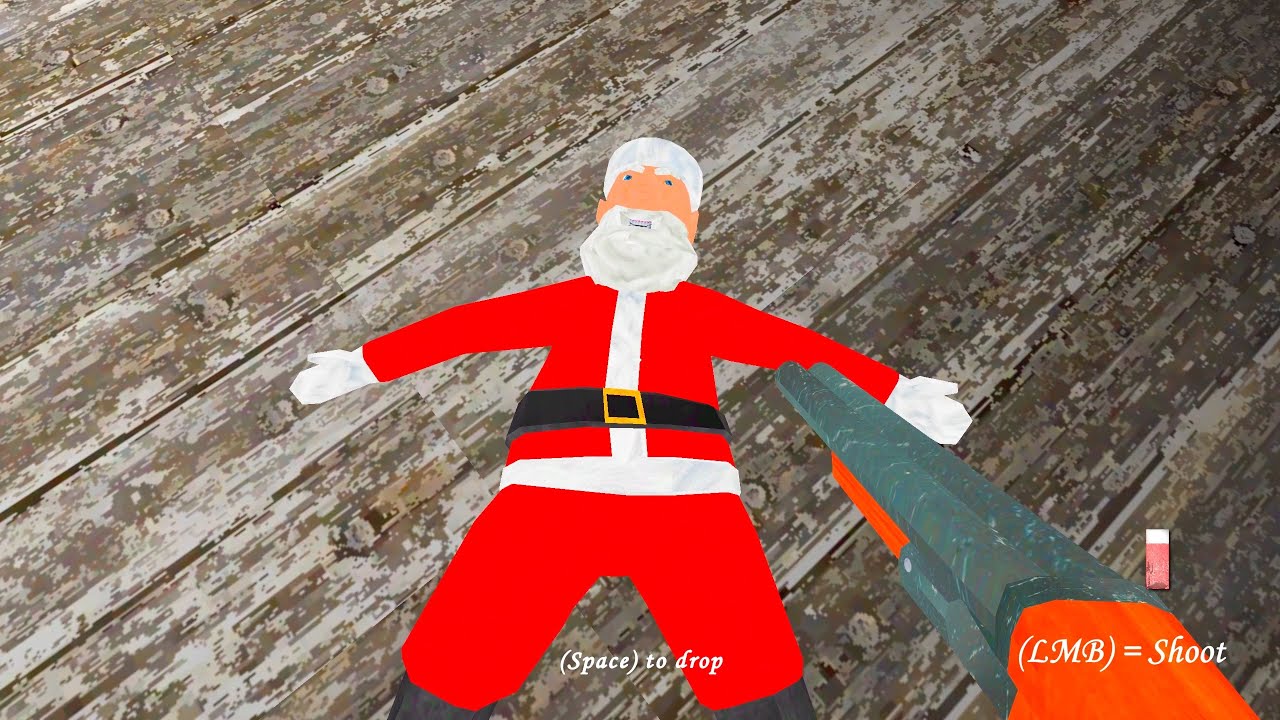 Defeated Granny and Santa Claus | 4K