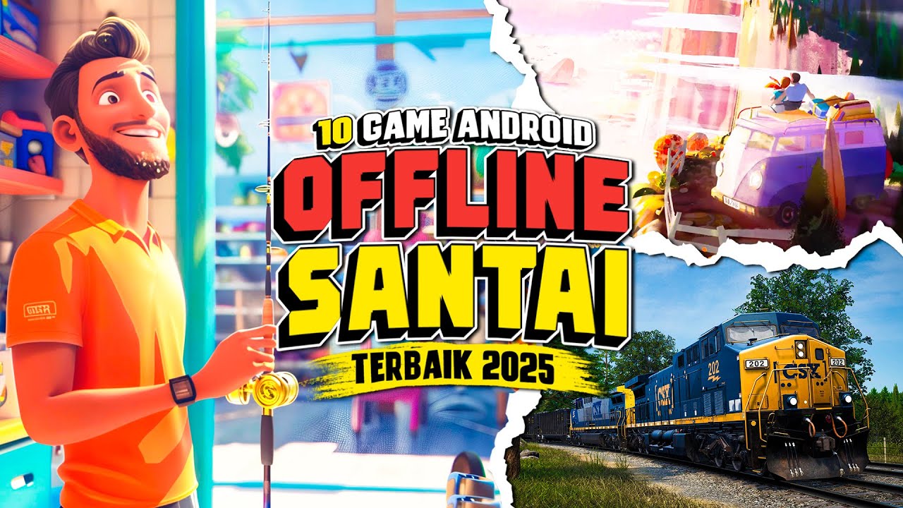10 Game Android Offline Santai Terbaik 2025 - Rekomendasi Game Anti Bosan!