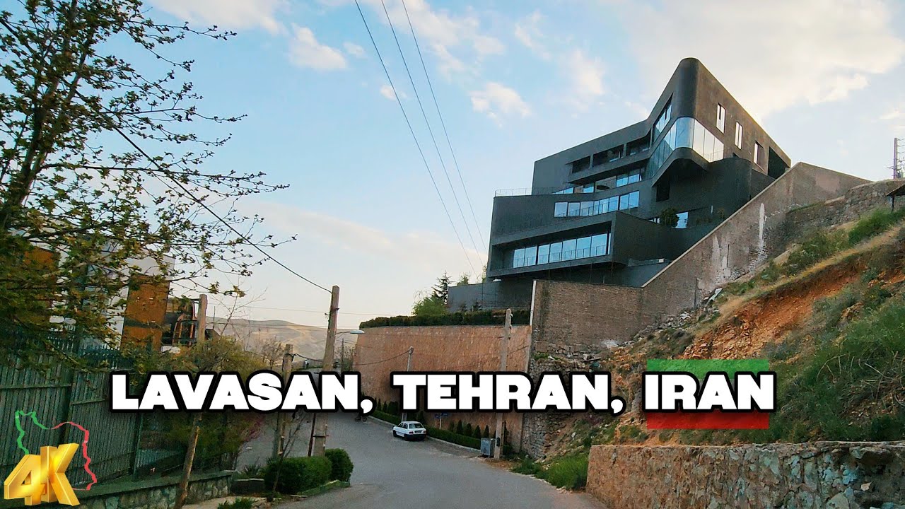 $15M Mansions 🇮🇷 Driving Through in the most expensive village in IRAN, Lavasan 2025 4K