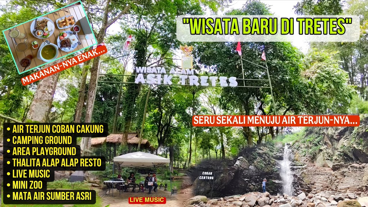 WISATA BARU‼️ WISATA ALAM ASYIK TRETES DI PRIGEN, PASURUAN