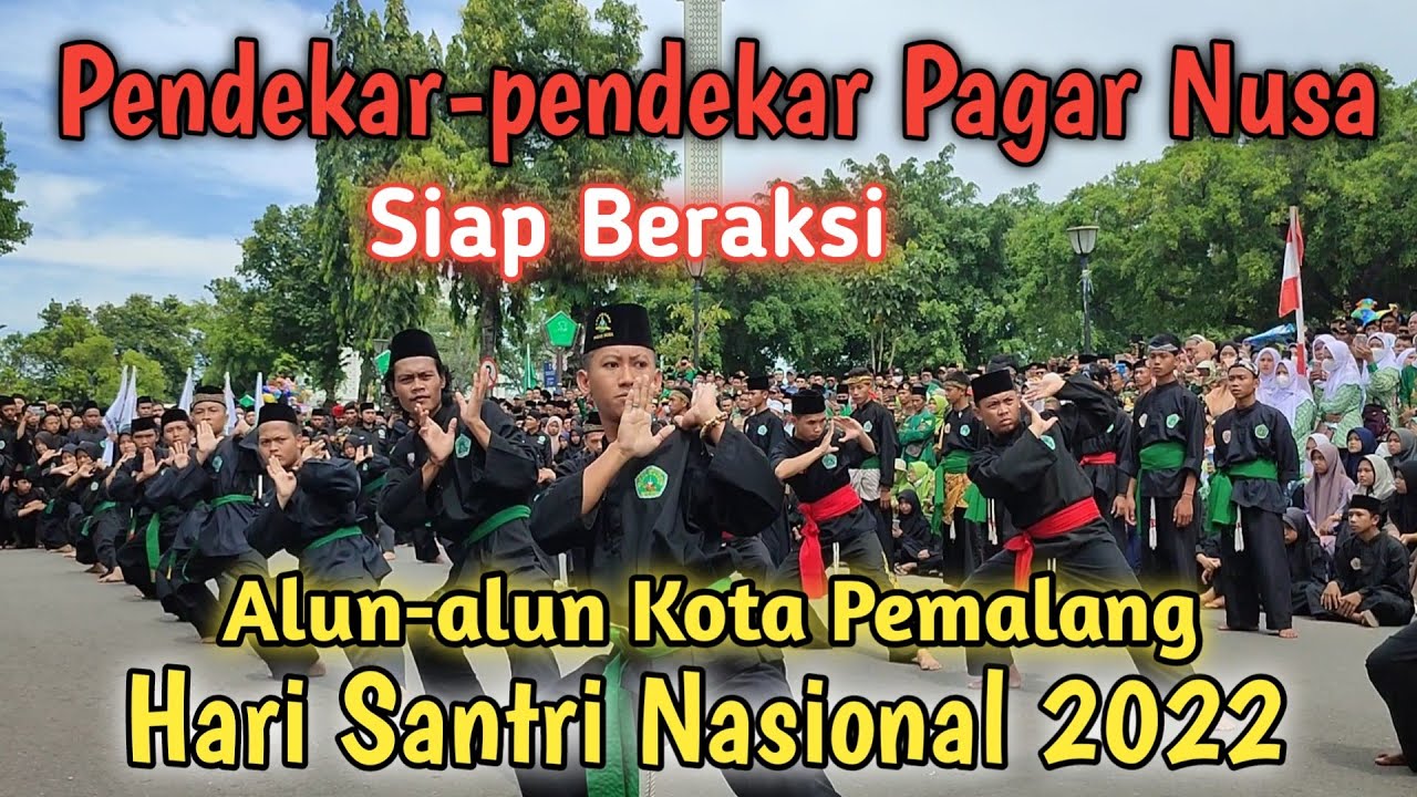 PENDEKAR PENDEKAR PAGAR NUSA BERAKSI || HSN 2022 ALUN ALUN PEMALANG