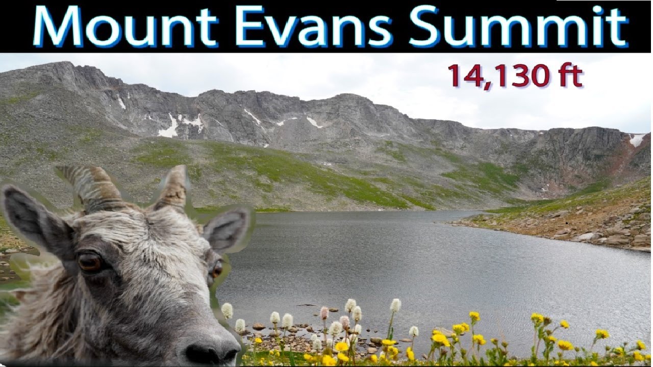 Mount Evans Peak Colorado 14,265Ft  |  Drive to top of Highest paved road in North America