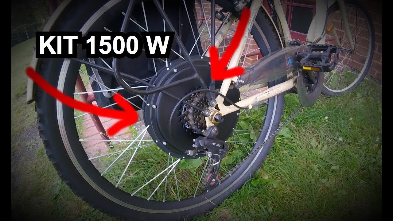 KIT RUEDA ELECTRICA 1500W 48W para BICICLETA. Ep. 222