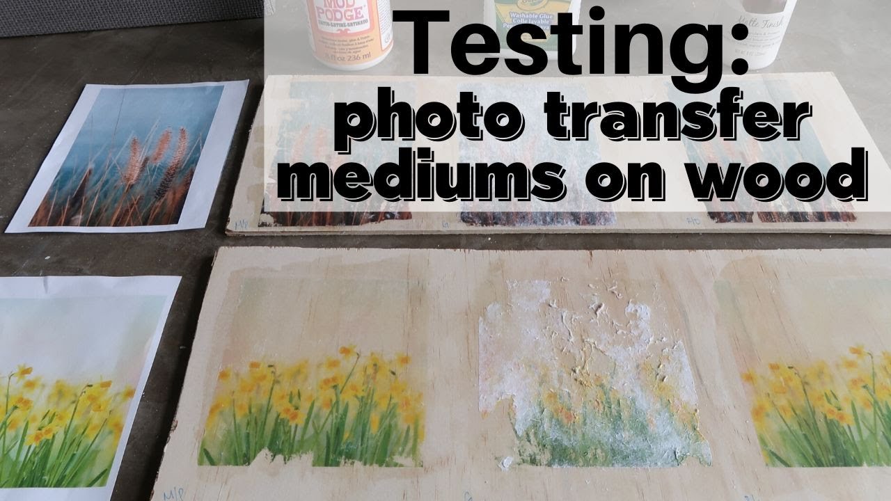Image Transfer on Wood with Mod Podge & Rust-Oleum Photo Transfer Medium