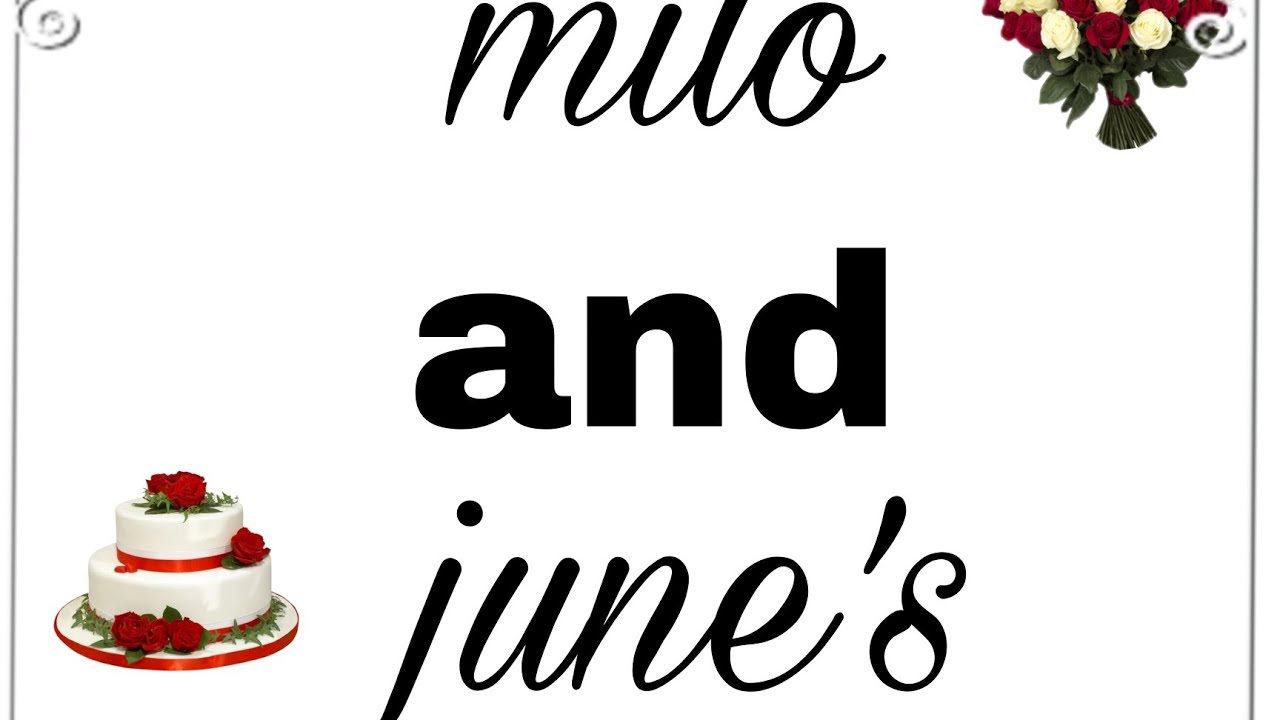 MILO AND JUNES WEDDING💍