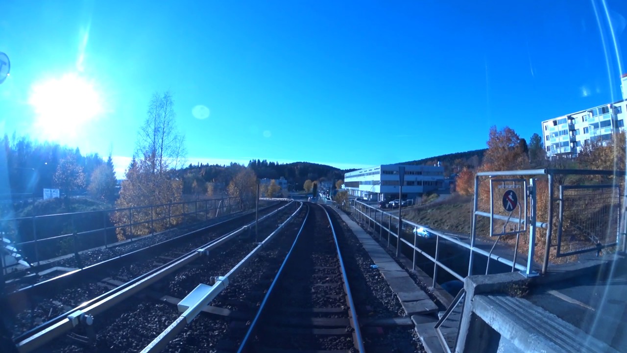 Cabview Line 4 east - southeast - Oslo metro / Oslo T-bane / MX3000 full ride