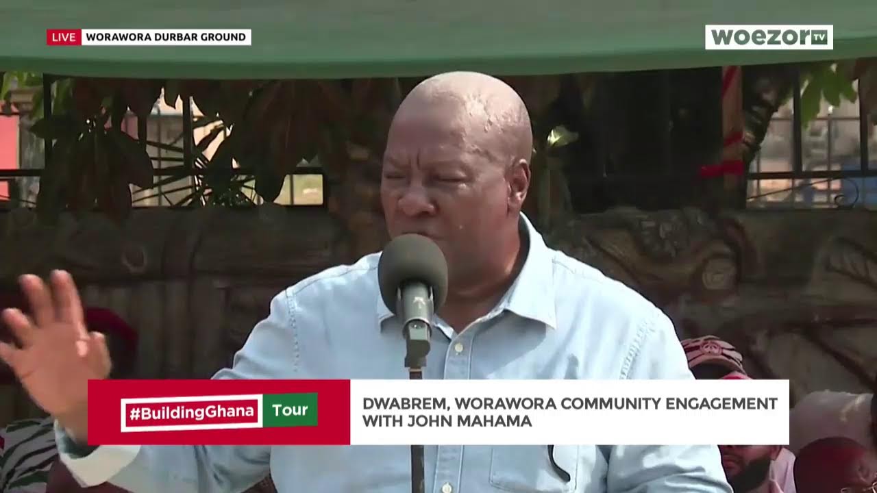 LIVE NOW | John Mahama calls on Oti Regional House of Chiefs at Dambai [Krachi East] #BuildingGha…