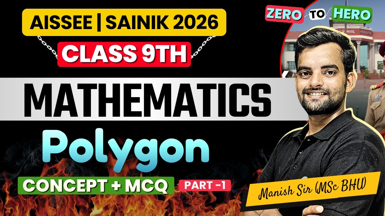 Polygon - 1 | CHS 9th Mathematics Syllabus Free Class | BHU CHS Entrance 2026