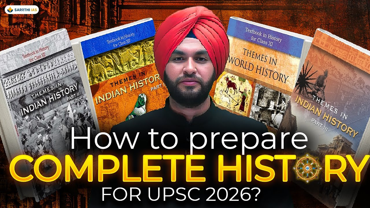 How to Prepare History for UPSC | Strategy - Schedule - Mindset | GS Foundation 2026 Live