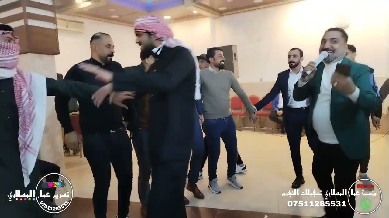 الفنان ياسر الخابوري دبكه زواج عبد الرحمن الحمدوني(3) المايستروحمو شنكالي تصوير عمار المصلاوي