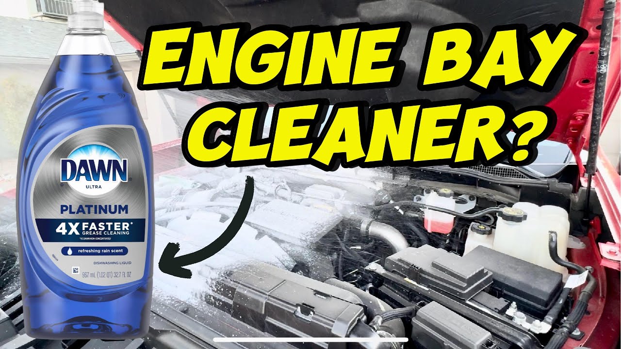 Can DAWN Dish Soap clean an engine bay? | Koch Chemie Motorplast Review #detailing #dawn #enginebay