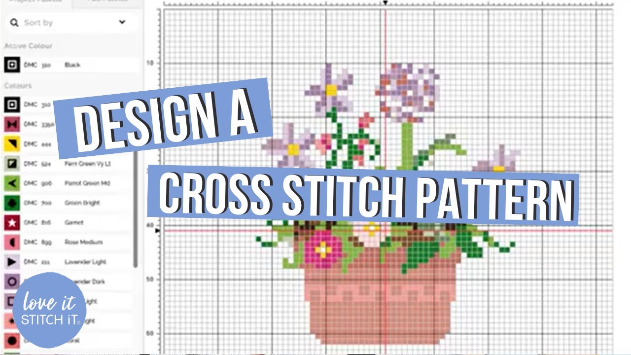 Let's Design a Cross Stitch Pattern LIVE | Love it Stitch it