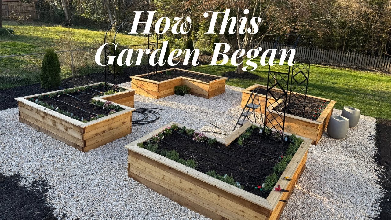 How This Garden Came Together | A Calm Winter-Spring Garden Build