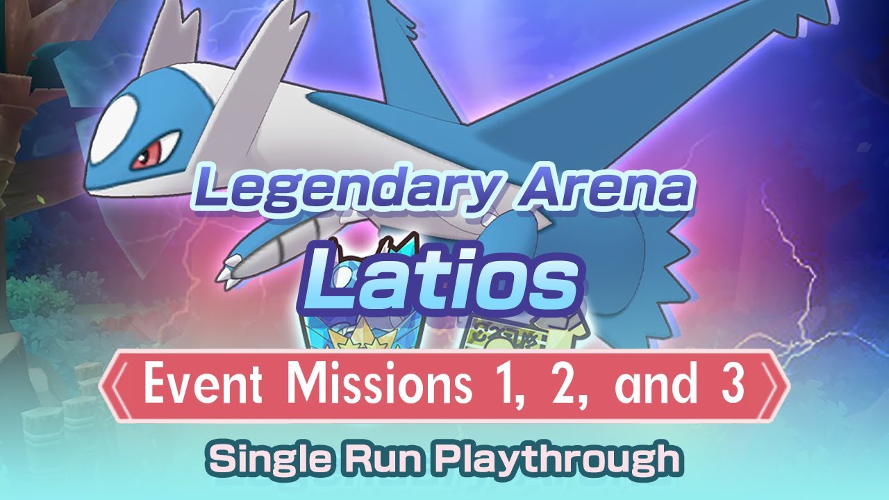 [Pokemon Masters EX] EVENT MISSIONS 1, 2, AND 3 | Single Run | Legendary Arena - Latios