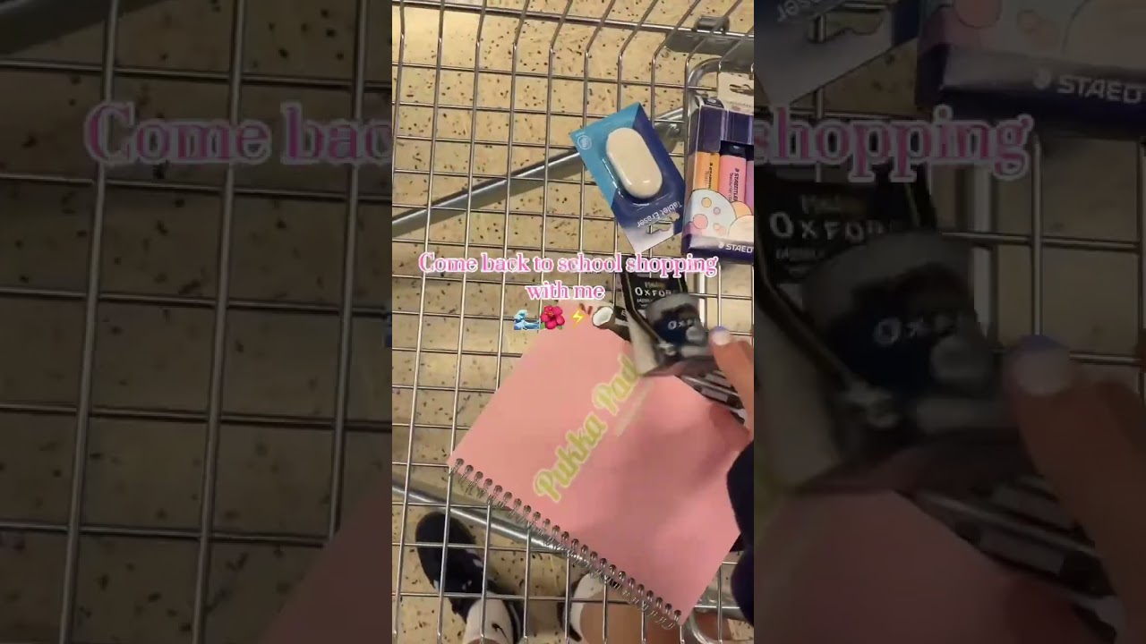 I love shopping #backtoschool #preppy #aesthetic #haul #grwm #blowup #shorts #viral #stationery