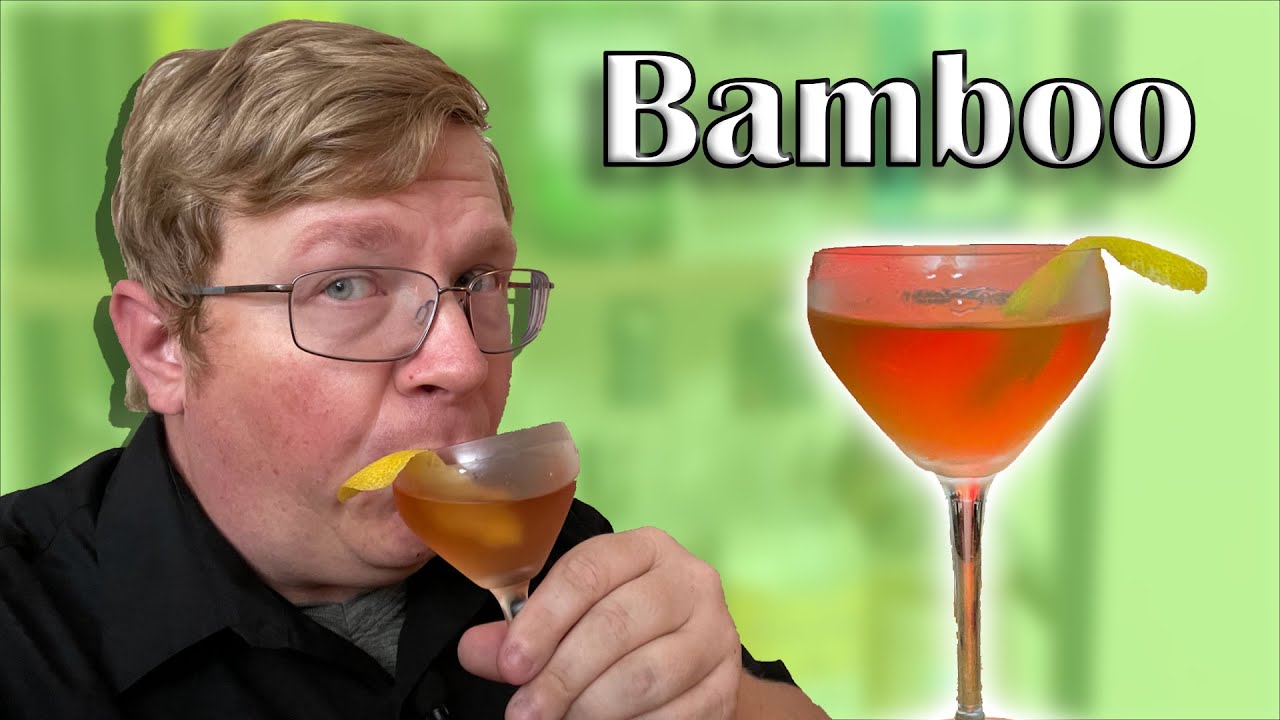 The Bamboo Cocktail, Low Alcohol at its best!