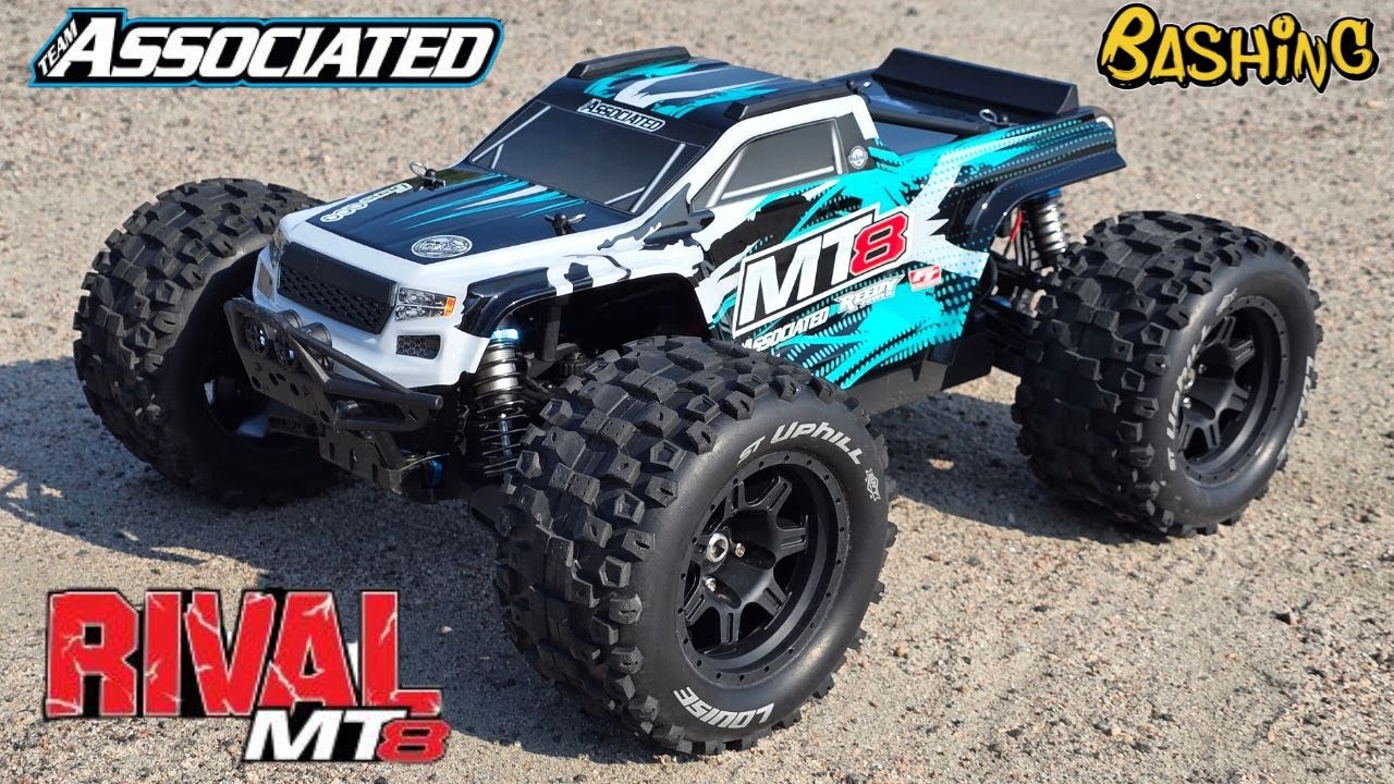 Team Associated Rival MT8 Bash (Running The Teal Body)